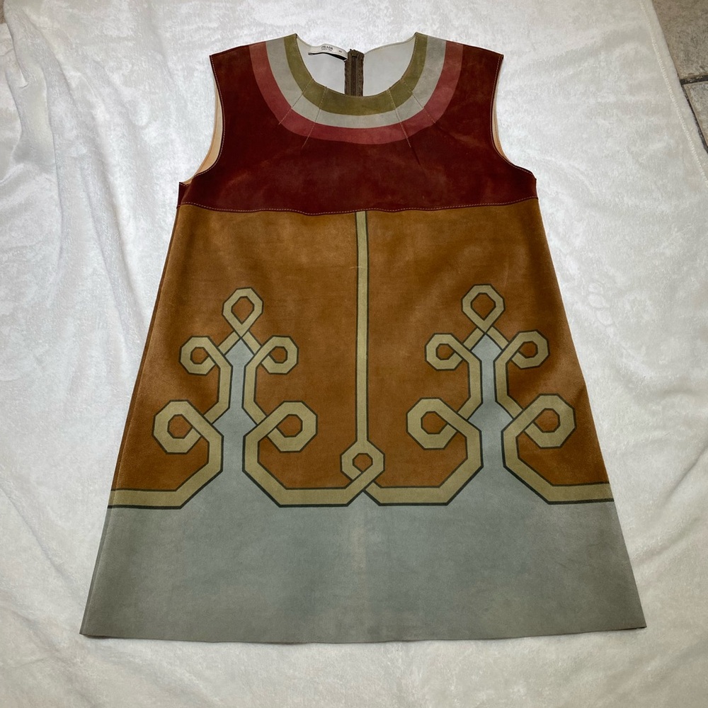 Prada suede dress size IT40